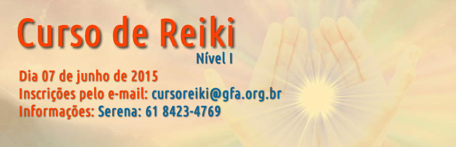Curso de Reiki nível I – 07 de Junho 2015