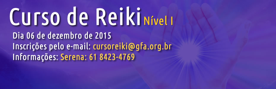 Curso de Reiki Nível I – Dezembro de 2015