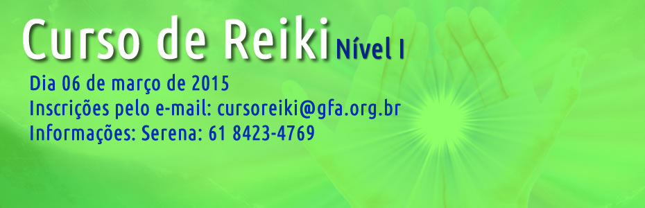 Curso de Reiki nível I – 06 de março 2016