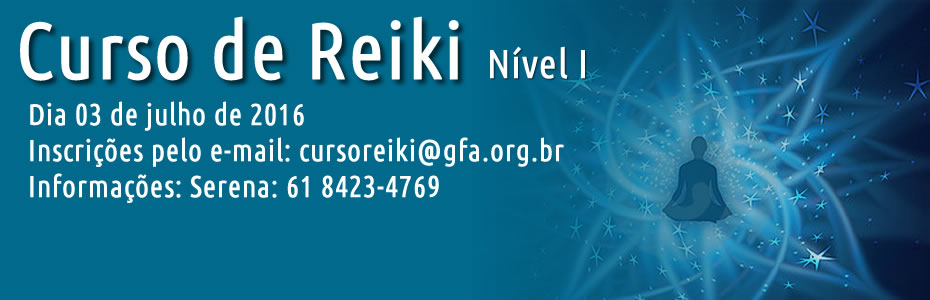 Curso de Reiki nível I – 03 de Julho 2016
