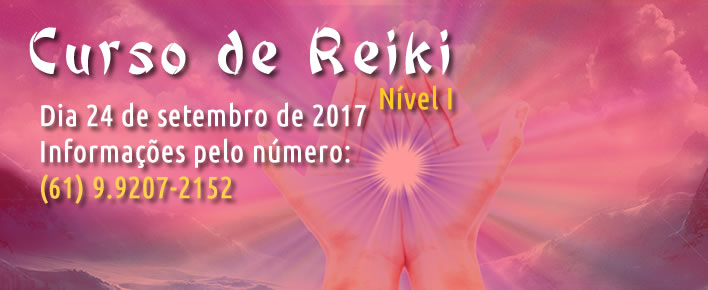 Curso de Reiki nível I – 24 de setembro 2017